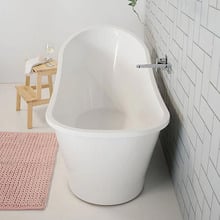 Placido 1595mm Cast Marble Freestanding Bath